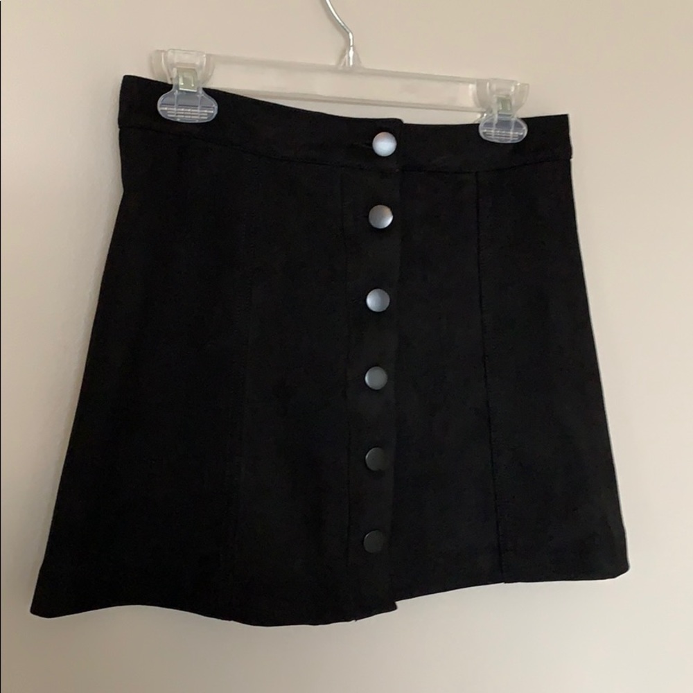 Black velvet forever 21 skirt